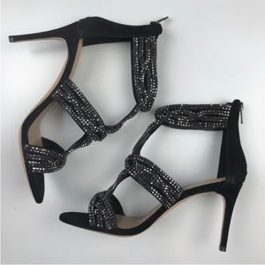 Antonio Melani Black Formal Embellished Heels